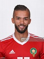 Mehdi Carcela-Gonzalez of Morocco poses during the official FIFA ...