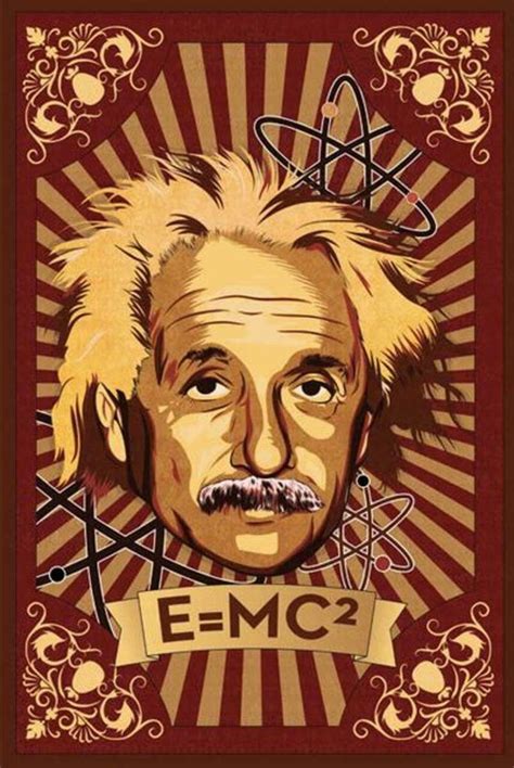 Albert Einstein Emc2 Energy Equation Cool Wall Decor Art Print Poster