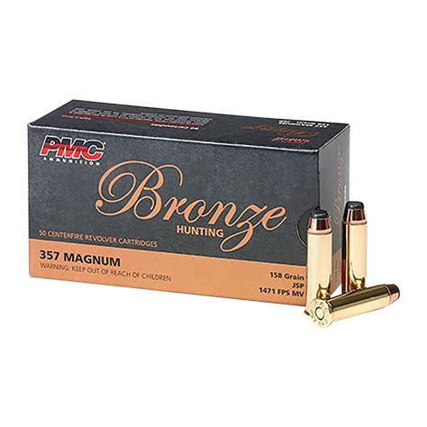 Pmc Ammunition Inc Bronze 357 Magnum Handgun Ammo Brownells