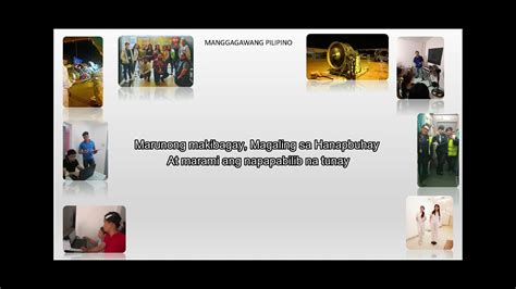 Manggagawang Pilipino Original Composition Youtube