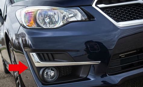 Right 2015 2016 Subaru Impreza Front Bumper Bezel Fog Light Cover Ebay