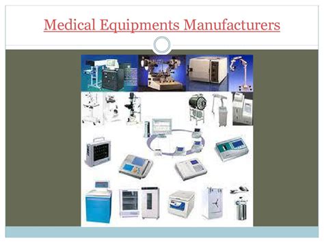 Medicare Product Medical Equipment Manufacturers And