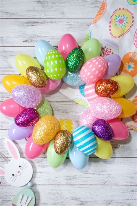10 Minute Easter Egg Wreath 2 Cute And Easy Designs