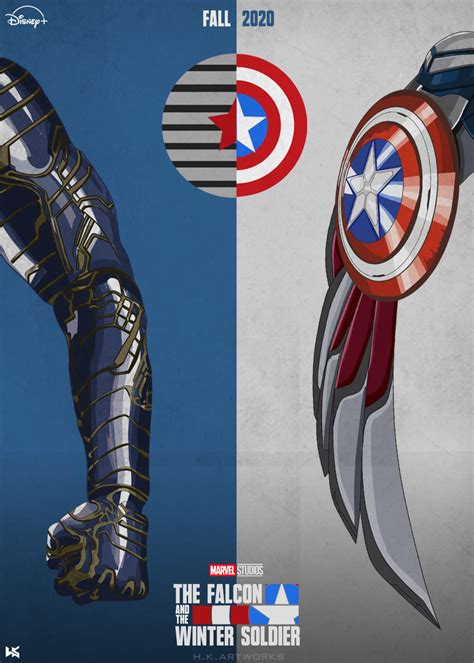 The series has anthony mackie and sebastian stan reprising their roles as the falcon and the winter soldier, respectively. The Falcon and The Winter Soldier Poster Disney+ - PosterSpy