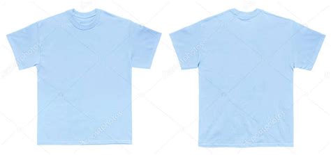 Download Light blue t shirt front and back | Blank Shirt Color ...