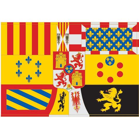 Spanish Royal Flag 2x3ft4x6ft96x144cm100d Polyester Double