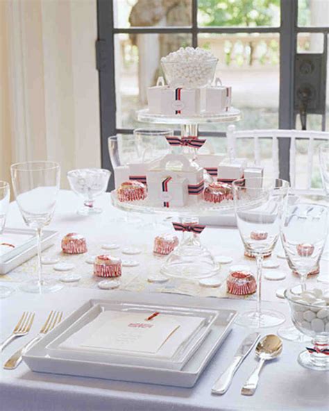 An industry guru in home and lifestyle decor, domestic goddess martha stewart recently featured a lovely wedding stencil idea with royal design studio stencils in the spring 2013 issue of the martha stewart weddings magazine. Travel Bridal Shower | Martha Stewart Weddings