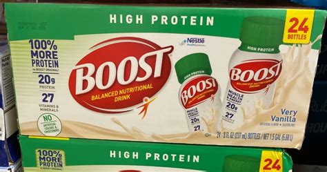 Boost High Protein Nutritional Drinks 24 Pack Only 15 Shipped At