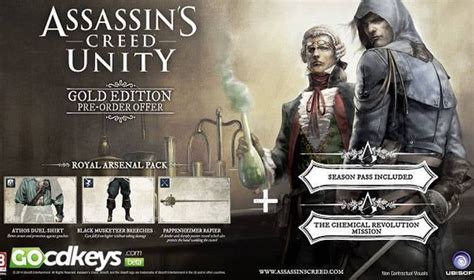 Buy Assassins Creed Unity Gold Edition Pc Cd Key For Uplay Compare Prices