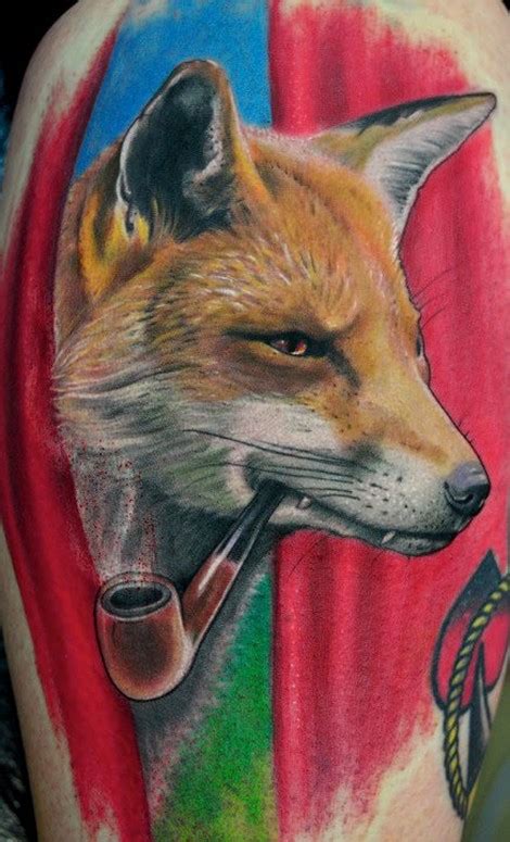 Fox Tattoo By Bez Tattoonow