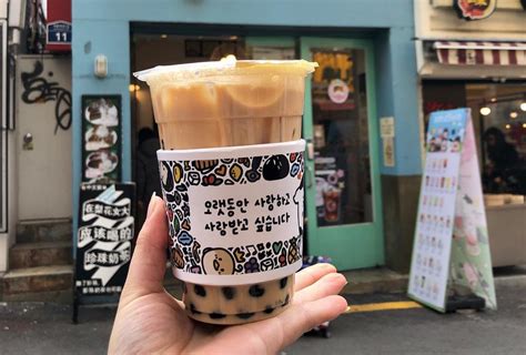bubble tea in south korea