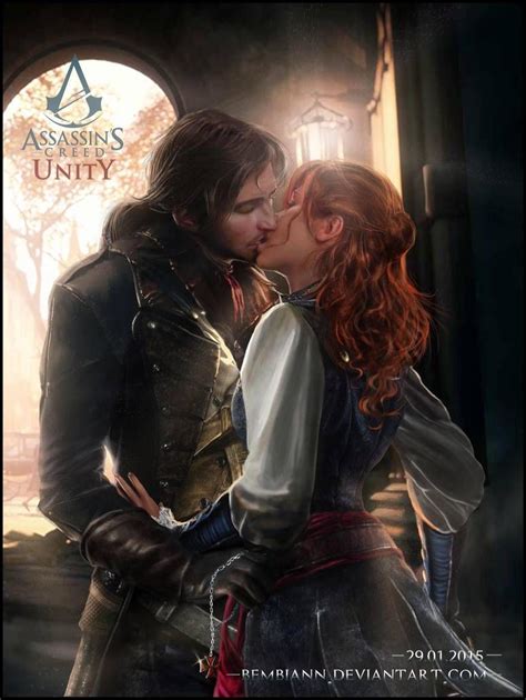 Arno And Elise Assassin S Creed Unity By Bembiann Assassins Creed
