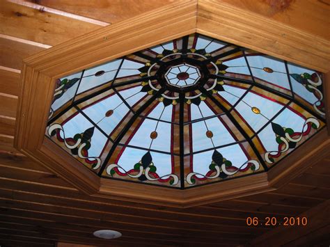 The Stained Glass Dome In My Kitchen Ceiling That I Made Ceiling