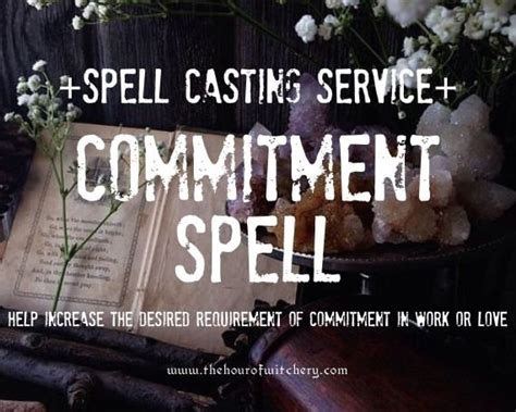 commitment spell same day spell spells spell casting etsy