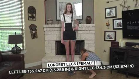 meet the girl with longest legs in the world here s what she wants to become in life viral