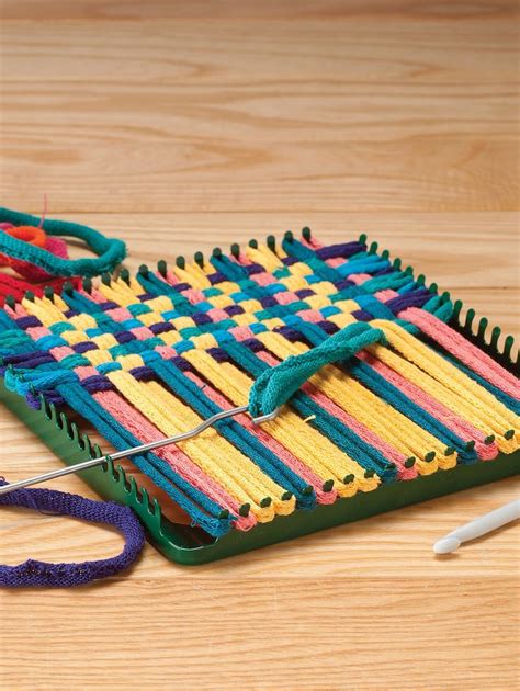 Classic Potholder Making Kit And Extra Loops Potholder Loom Weaving