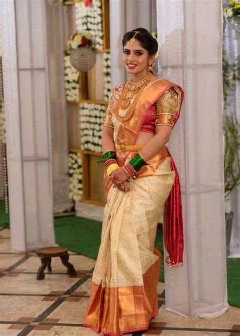 17pink Big Border Silksaree Bridal Sarees South Indian Bridal Silk Saree Wedding Blouse Designs