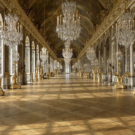 Hardouin Mansart And Le Brun Hall Of Mirrors Palace Of Versailles