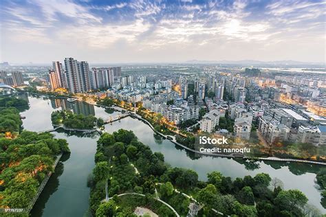 Fuzhou City Bird View Stock Photo Download Image Now Fuzhou China