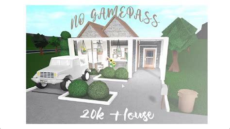 Bloxburg 20k Starter House No Gamepass Roblox Avichi Youtube