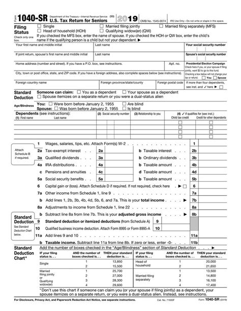 Form 1040 Sr Seniors Get A New Simplified Tax Form For 2021 Tax Forms