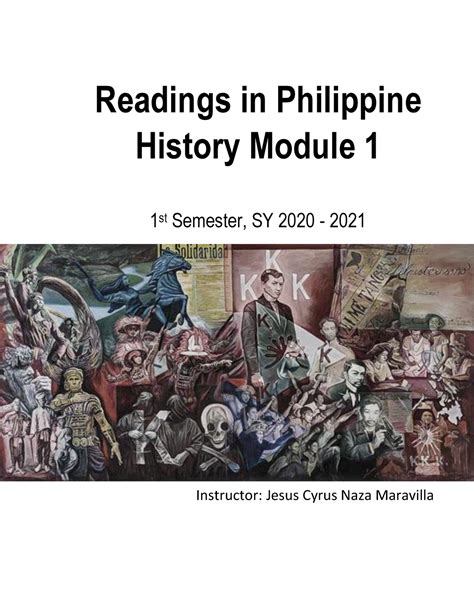 Module 1 Readings In Philippine History Ge2 In Philippine History