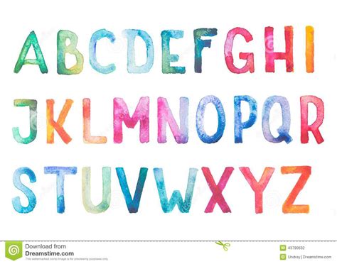 14 Free Colorful Fonts Images Colorful 3d Alphabet Vector Graphic