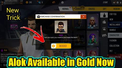 Alok is a character in garena free fire. alok character in gold // alok gold me kaise milega ...