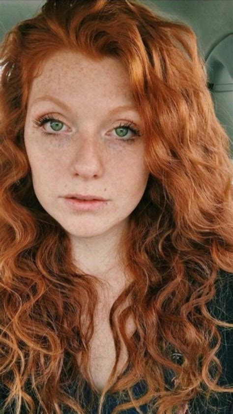Red Hair And Green Eyesenough Said Beautiful Freckles Stunning Redhead Beautiful Red Hair