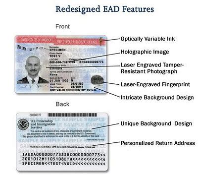 Employment authorization document (ead) allows certain foreign nationals in the u.s. US Citizenship Podcast: New High-Tech Security Features for Top USCIS Documents