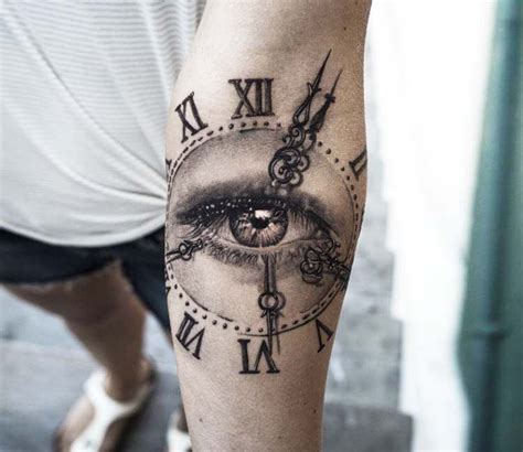 Clock With Eye Tattoo By Niki Norberg Post 21670 Eye Tattoo