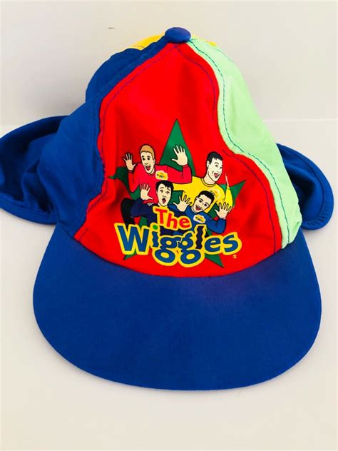 The Wiggles Touring Lycra Childrens Sun Hat Rare One Size 55cm