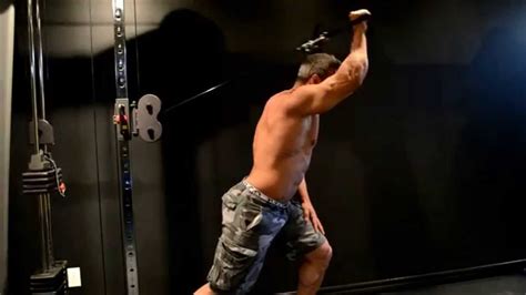 One Arm Overhead Tricep Cable Extension YouTube