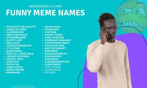 Funny Meme Names Help You Stand Out From The Crowd