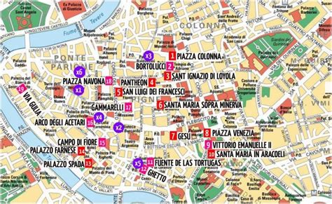 Mapa Turistico De Roma Para Imprimir Viajar Italia Images