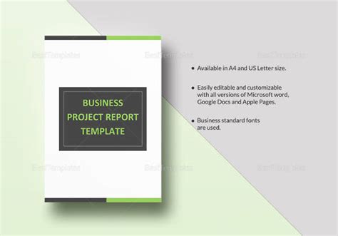 10 Project Report Templates Download For Free Sample
