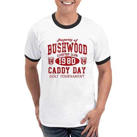 Caddyshack Bushwood Caddy Day Mens Ringer T Shirt Caddyshack Bushwood