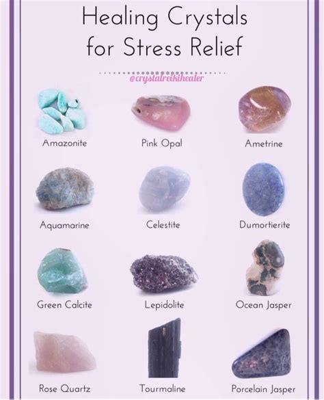 Healing Crystals For Stress Relief Crystal Healing Stones Crystals