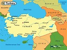 Mapa de Turquia