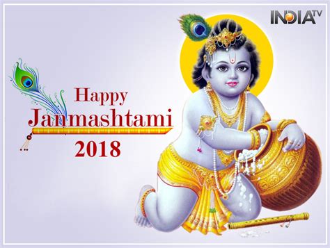 Happy Krishna Janmashtami 2018 Best Wishes Quotes Hd Images With