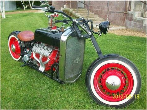 The Model A Motor Bike Very Unique And Cool Front End Trike