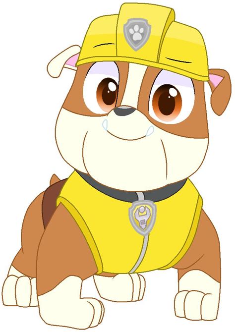 Rainbow Eevee Paw Patrol Rubble Paw Patrol Cartoon Paw Patrol