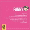 Significado del nombre Fanny