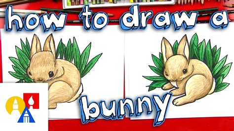 How To Draw A Realistic Bunny Art For Kids Hub Art For Kids Hub