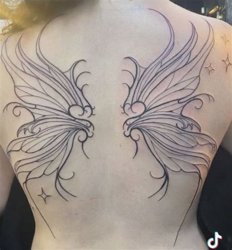 Wing Back Tattoo Body Art Tattoos Fairy Wing Tattoos Cute Tattoos