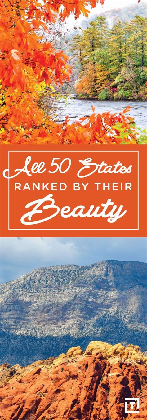 All 50 States Ranked By Their Beauty Places To Travel America