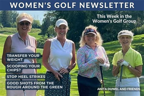 Womens Golf Newsletter Transfer Your Weight For Better Contact