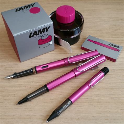 Lamy Vibrant Pink Fountain Pen Ink Cartridges 2018 Special Edition