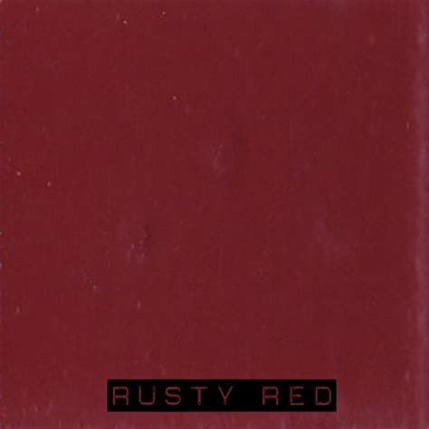 Gratis Handgeverfde Sample Rode Krijtverf Vintage Paint Rusty Red 5 X