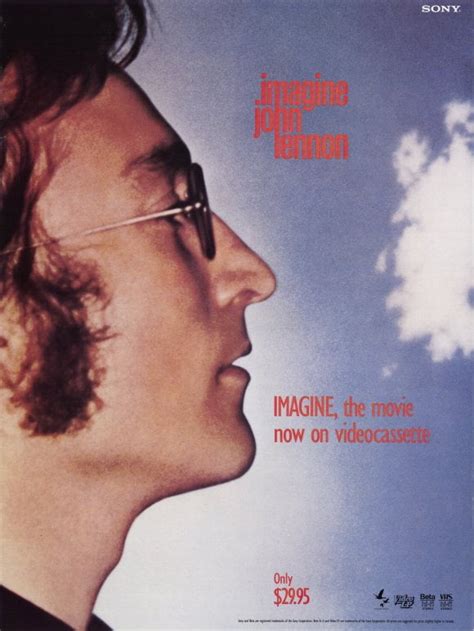 Imagine John Lennon Movie Poster Style E 11 X 17 1988